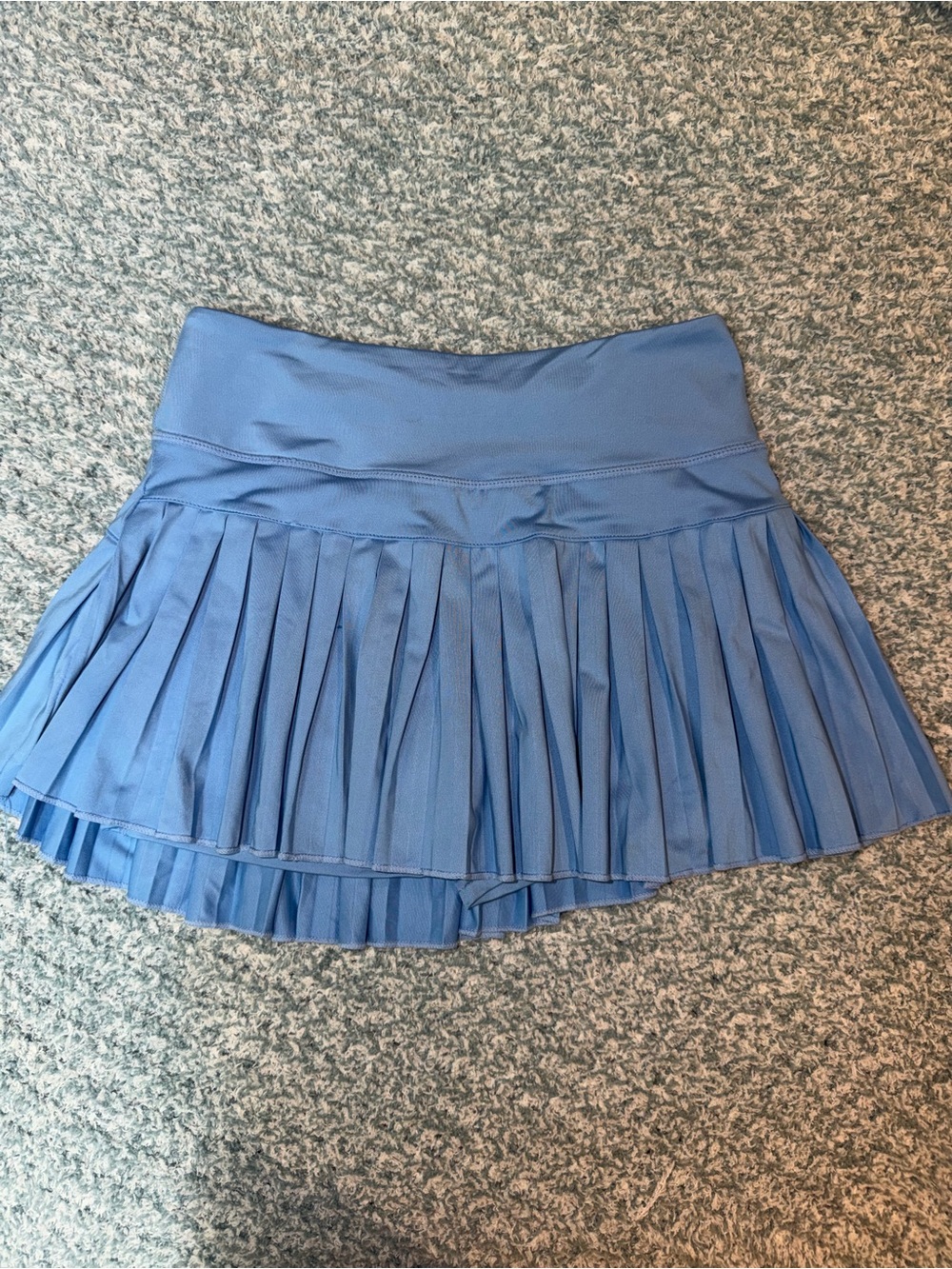 Gold hinge - Pleated Athletic Skort in Light Blue